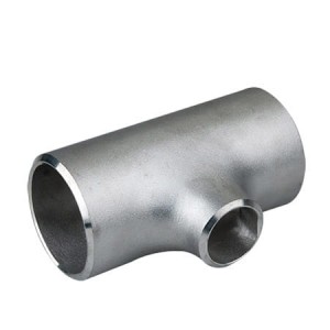 Sömlös T-rör förminskning av rostfritt stål DN65 114,3 x 3,6 mm / DN65 76,1 x 2,9 mm 1.4571 / 316Ti