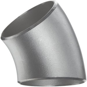 Sömlös böj av rostfritt stål 45° 1,5D DN100 114,3 mm x 4,5 mm 1.4541 / 321