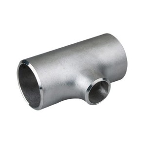 Sömlös T-rör förminskning av rostfritt stål DN32 60,3 x 2,9 mm / DN32 42,4 x 2,6 mm 1.4571 / 316Ti
