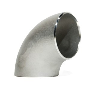 Sömlös böj av rostfritt stål 90° 1D DN32 42,4 mm x 2,6 mm 1.4541 / 321