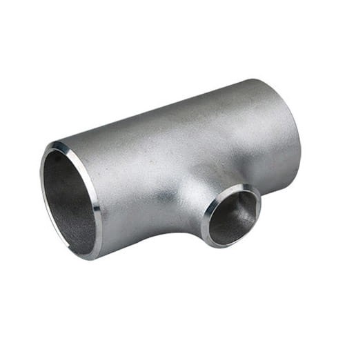 Sömlös T-rör förminskning av rostfritt stål syrabeständigt DN65 76,1 x 3,2 mm / DN40 48,3 x 2,6 mm stålkvalitet 1.4571 / 316Ti