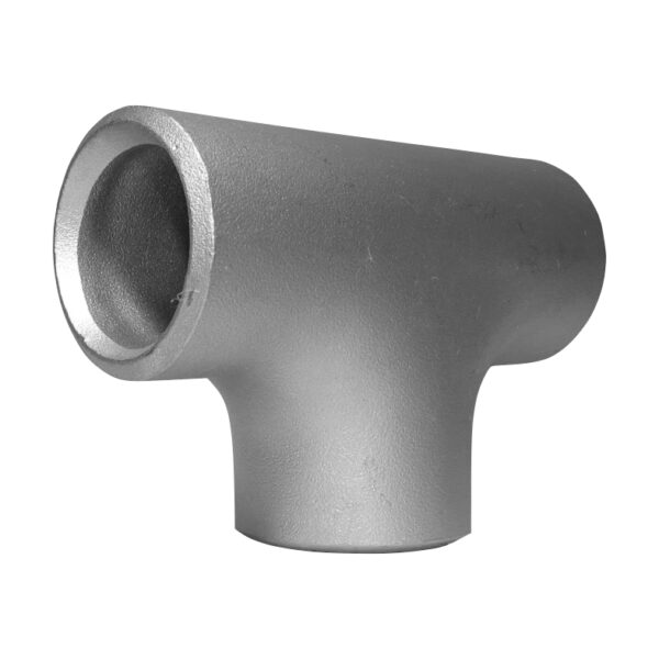 Sömlös T-rör av rostfritt stål syrabeständigt DN150 159 mm x 6,3 mm stålkvalitet 1.4541 / 321
